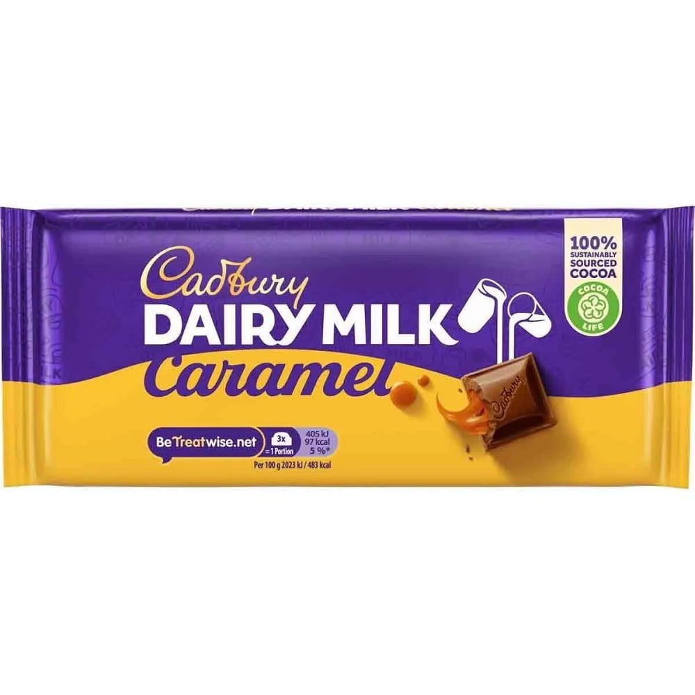 Cadbury Dairy Milk Caramel Chocolate Bar RYIYBY Thailand Ubuy