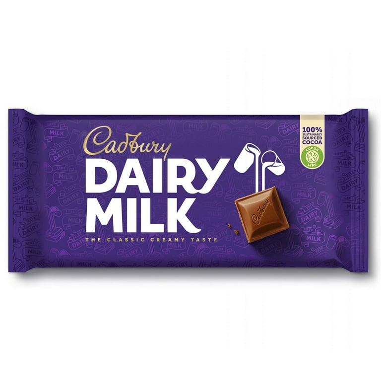 Cadbury Dairy Milk Chocolate 180g (Pack of 2)