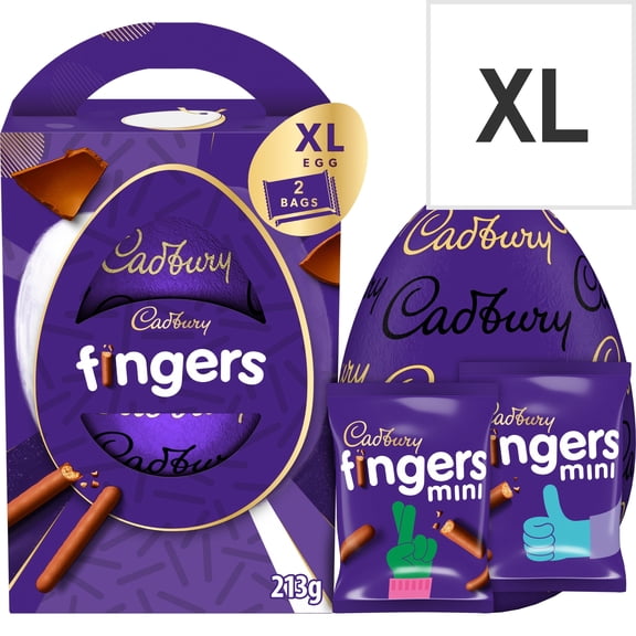 Cadbury Dairy Milk Fingers Easter Egg 213g, Imported from Britain