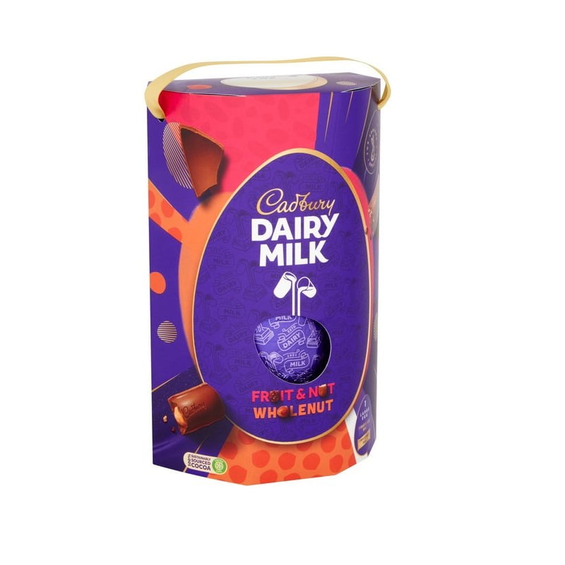 Cadbury Dairy Milk Fruit & Nut Wholenut Large Egg Chocolate 249g