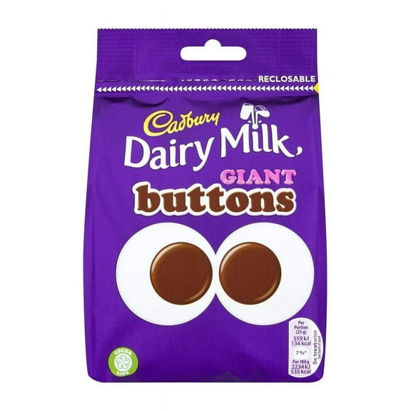 Cadbury Dairy Milk Giant Buttons 119G Packaging May Vary