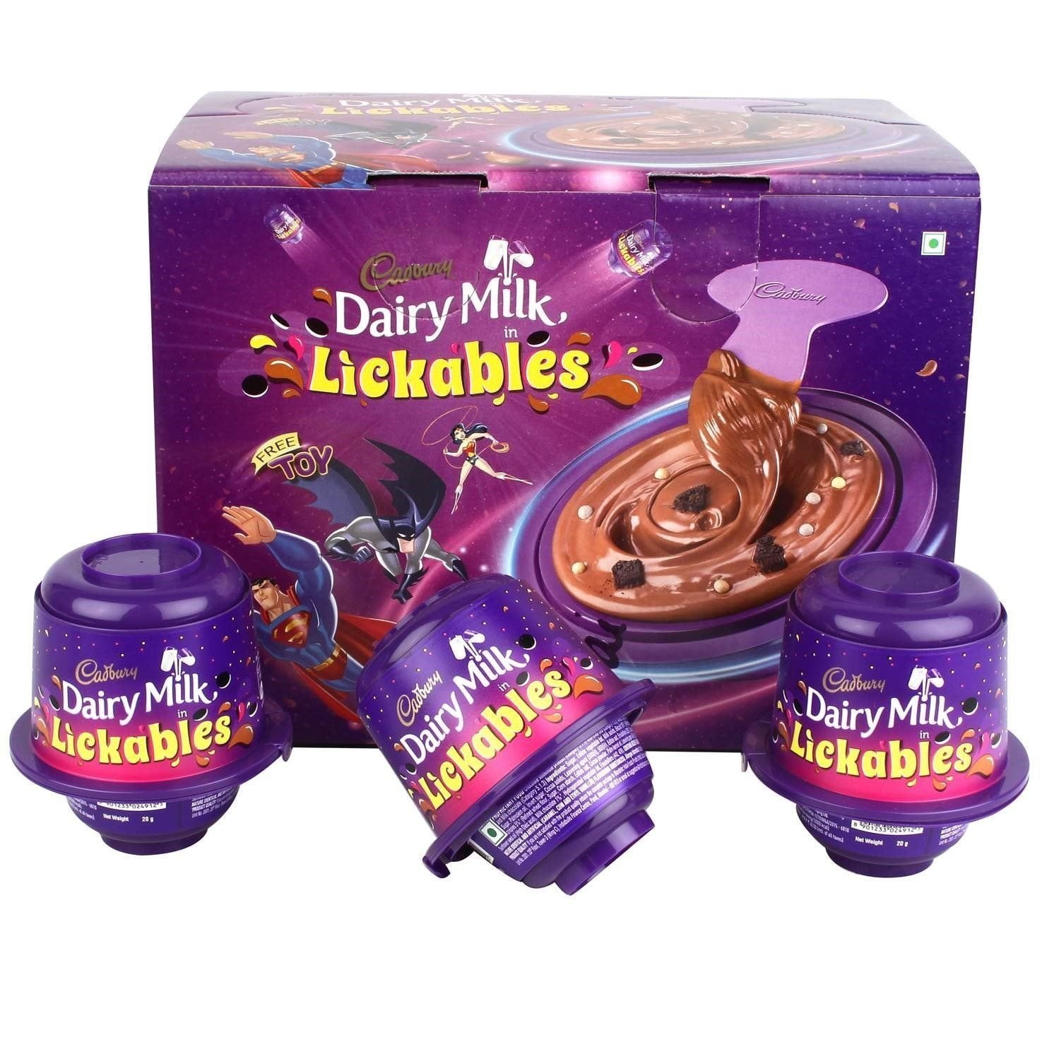 Cadbury Dairy Milk Lickables, 20G (Pack Of 12)