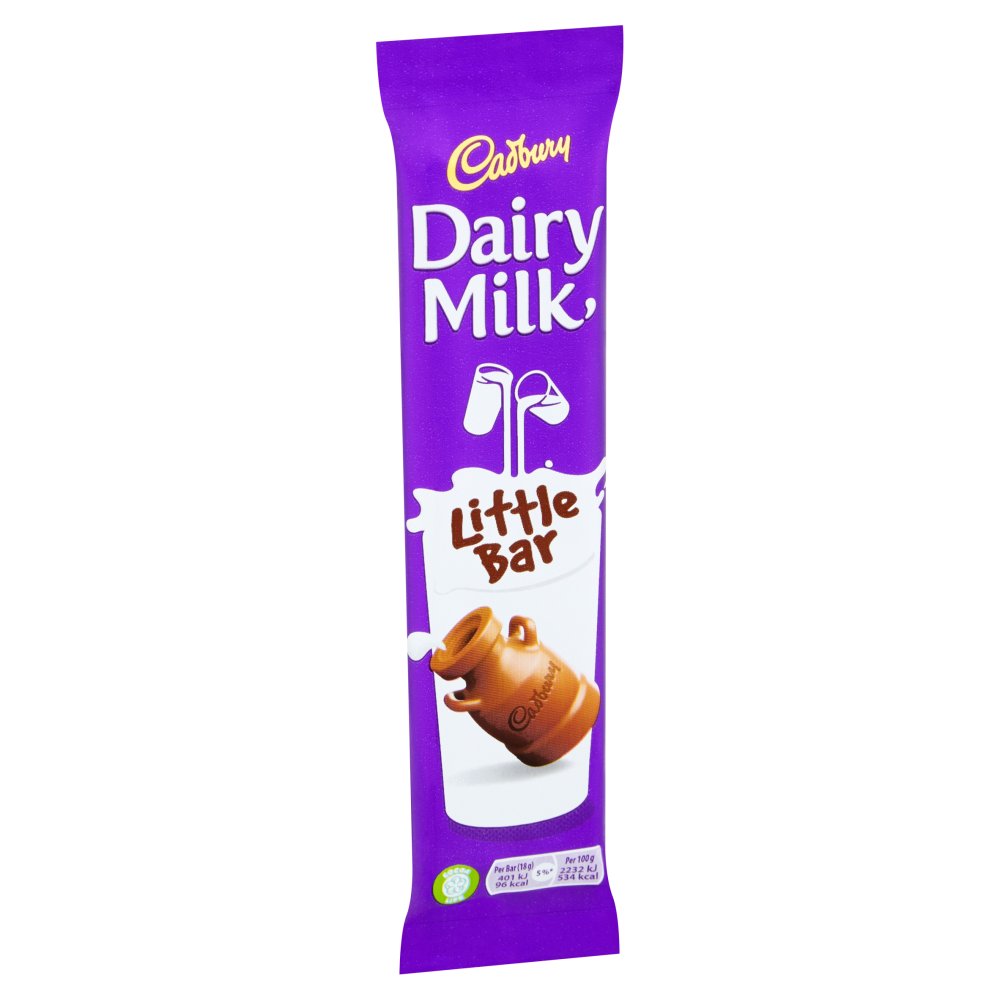 Cadbury Dairy Milk Little Bar 18g (pack of 60)