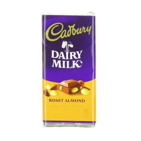 Cadbury Dairy Milk Roast Almond Milk Chocolate Bar - 3.5 Oz/14 Ea