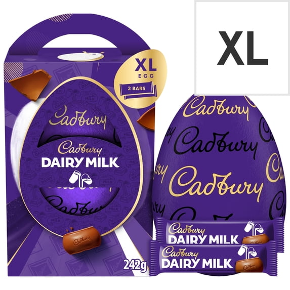 Cadbury Dairy Milk Shell Easter Egg 242g, Imported from Britain