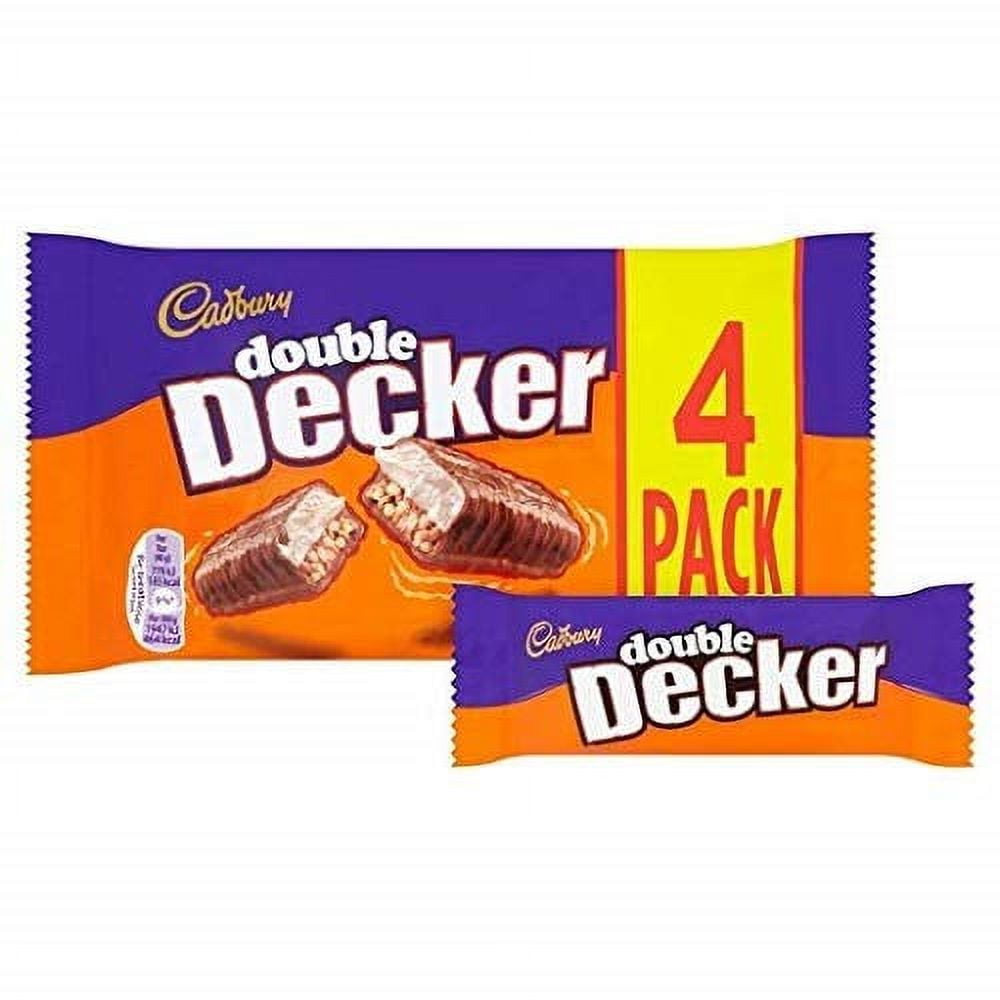 Cadbury Double Decker Chocolate Bar 4pk - 149.2g (Pack of 8