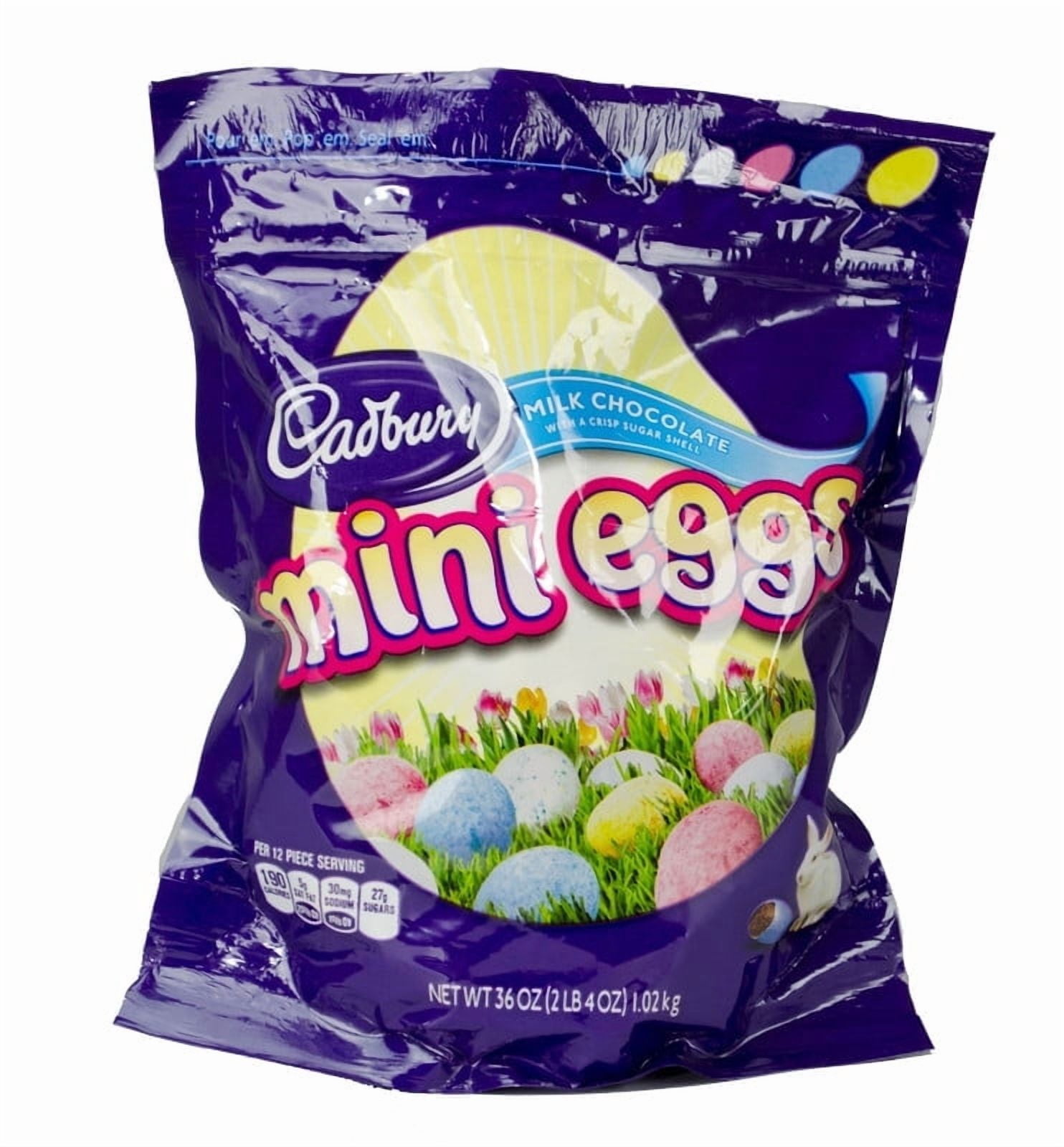 Cadbury Mini Eggs Milk Chocolate With Crisp Shell Candy, 42 oz.