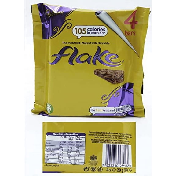 Cadbury Flake 20g Bars - Pack of 80