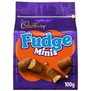 Cadbury Fudge Minis 100g, British Import Pack of 3