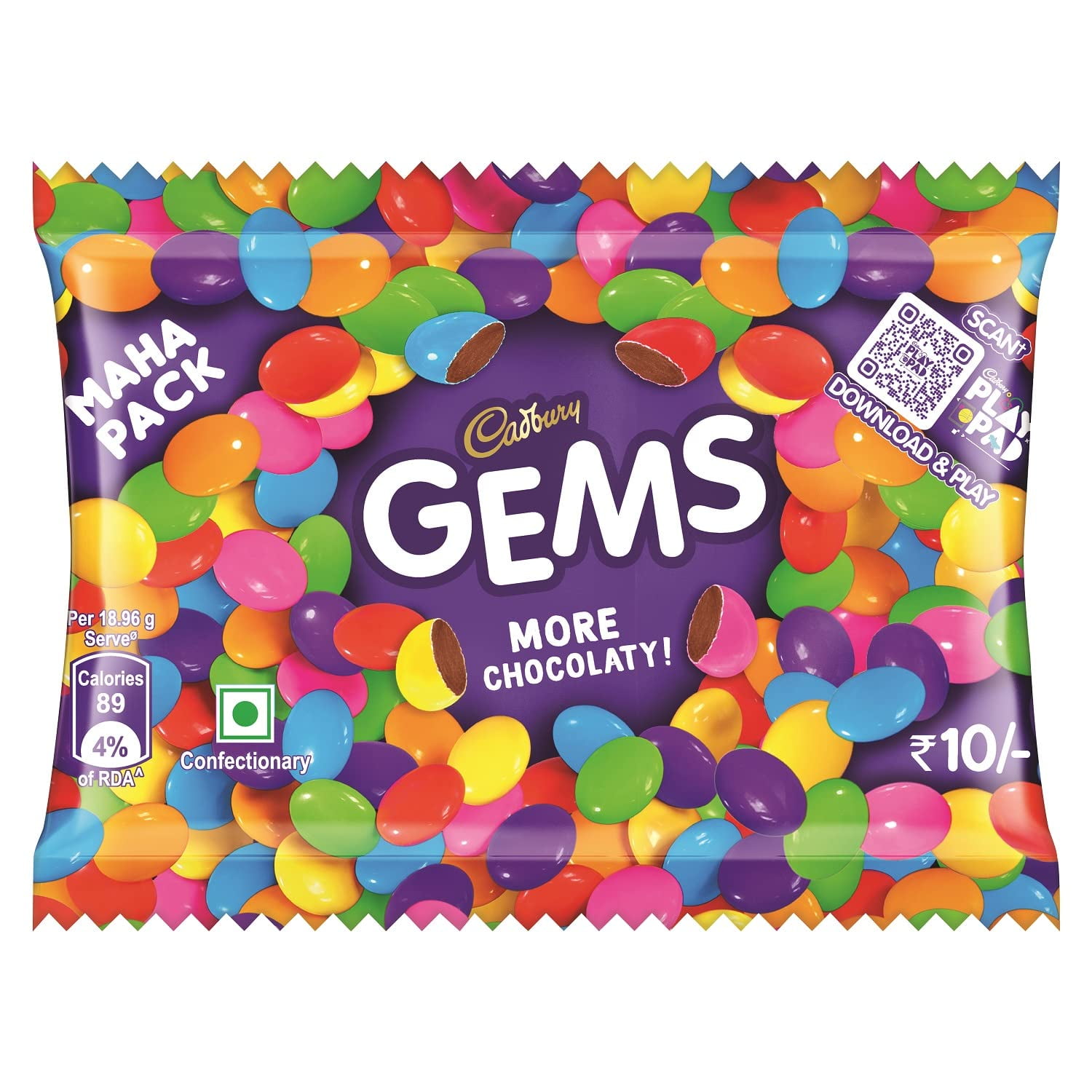 Cadbury Gems Chocolate, 21 g : : Grocery & Gourmet Foods