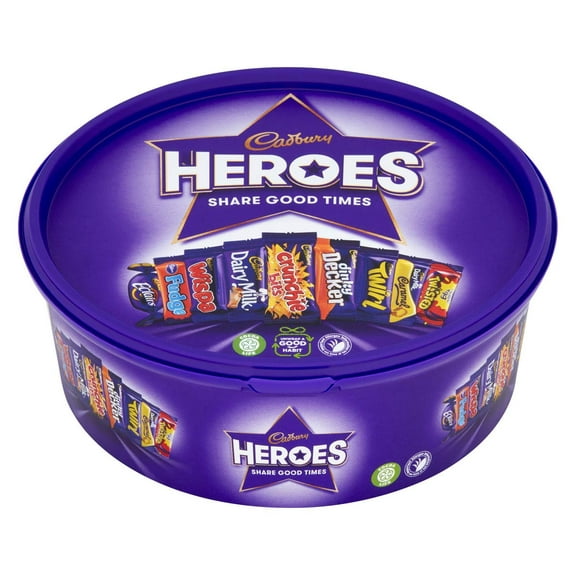Cadbury Heroes Chocolate Tub, 550G