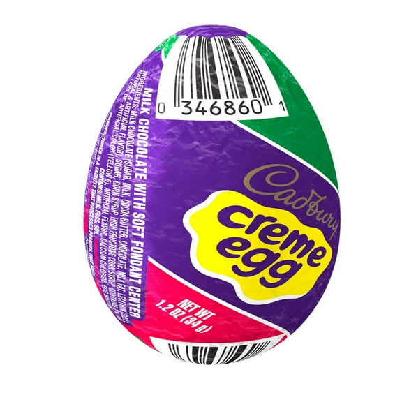 Cadbury Milk Chocolate & Fondant Creme Egg Easter Candy - 1.2 oz