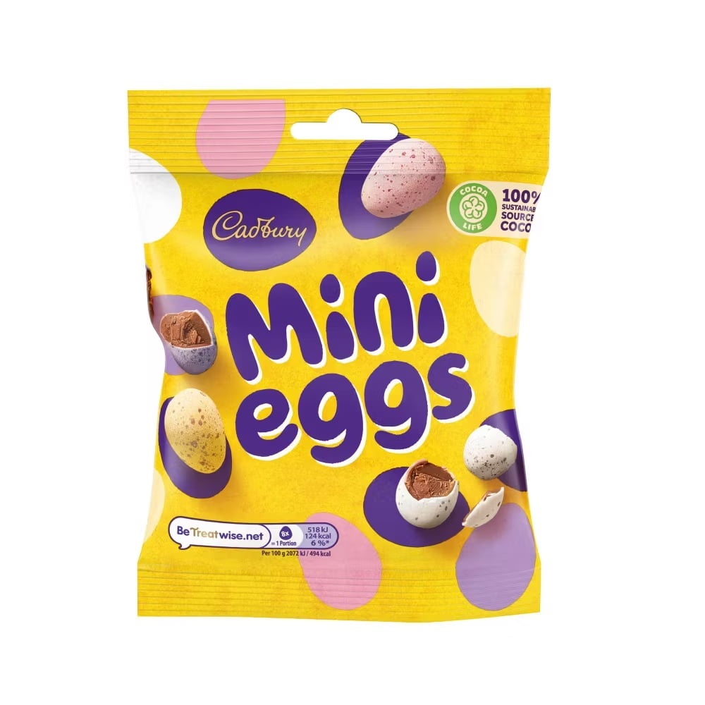 Cadbury Mini Eggs Chocolate Bag 80g (Pack of 12) - Walmart.com