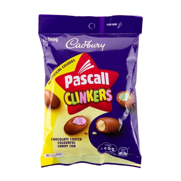 Cadbury Pascal Clinkers Candy Bag Snacks (160 gr)