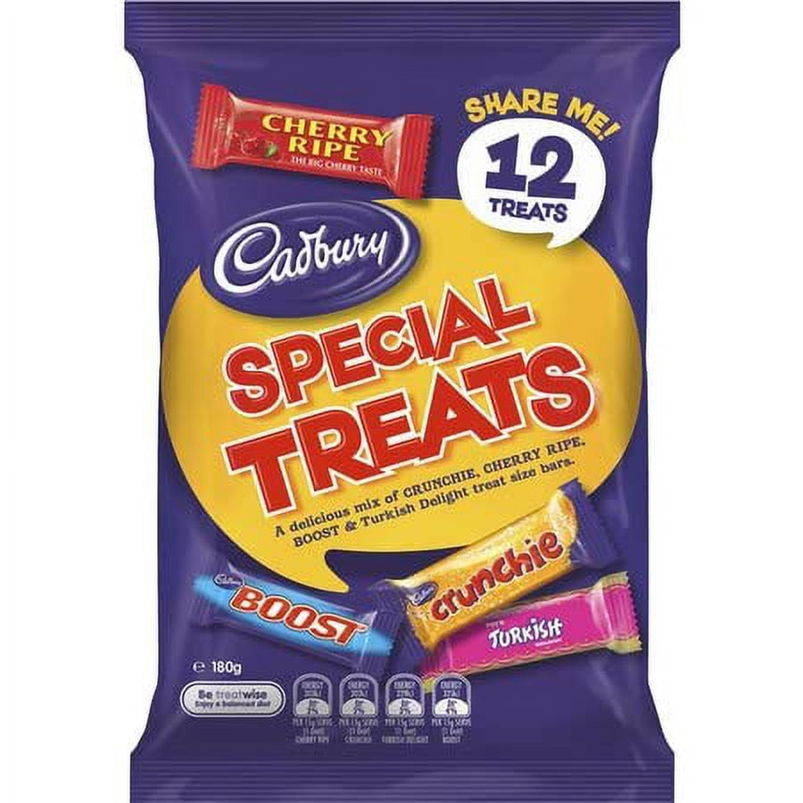 Cadbury Share Pack Special Treats 195g Crunchie, Cherry Ripe, Turkish