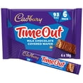 thumbnail image 1 of Cadbury Timeout Wafer Chocolate Biscuit Bars 6 Pack 108g, Imported from Britain, 1 of 1