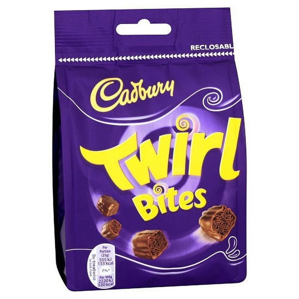 Cadbury Twirl Bites Chocolate 10 x 109g Bags (Bulk Buy