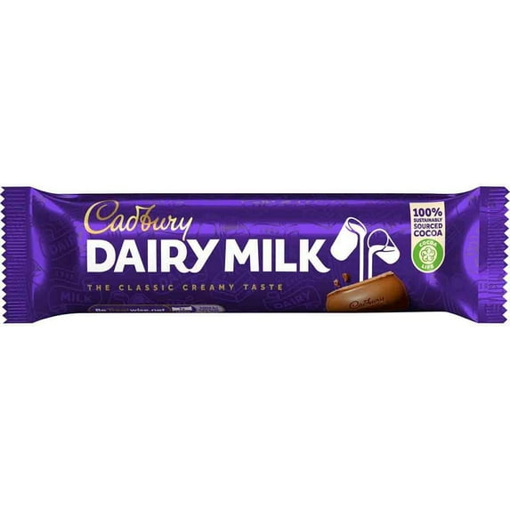 Cadbury UK Dairy Milk 45g x 10 Bars Imported from UK