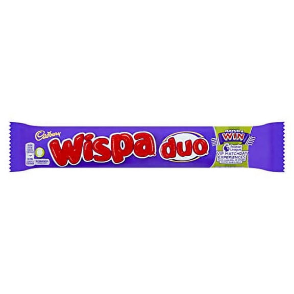 Cadbury Wispa Duo Chocolate Bar 47.4g, Imported from Britain
