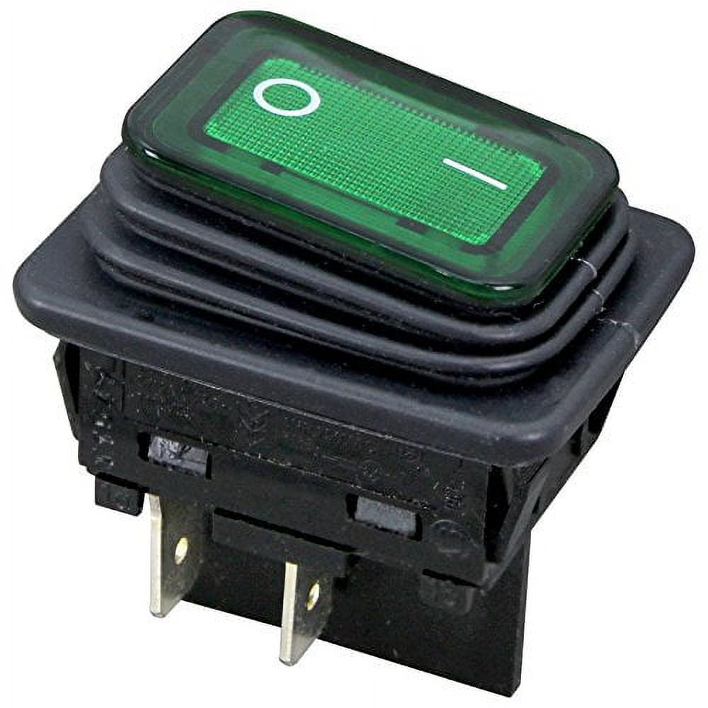 Cadco 9032 Rocker Switch Green