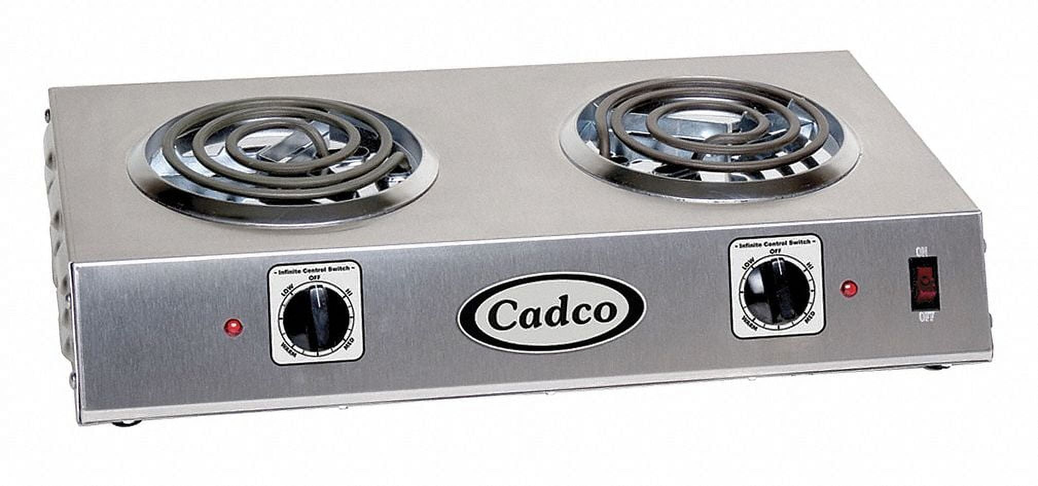 1Pack Cadco CDR1T Hot Plate, Double, Tubular