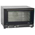thumbnail image 1 of Cadco OV-013 Compact Half Size Convection Oven with Manual Controls, 120-Volt/1450-Watt, Stainless/Black, 1 of 2