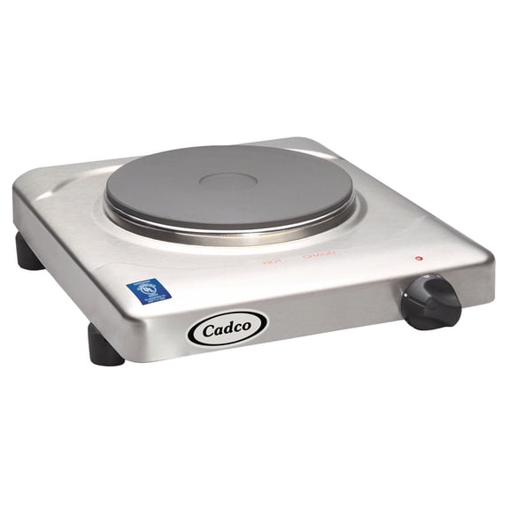Cadco KR-S2 Portable Cast Iron 120-Volt Hot Plate