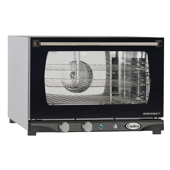 Cadco XAF-113 Heavy-Duty Countertop Convection Oven with Manual Controls and Humidity, Stainless Steel, NSF, 120v, For Commercial Use, 120 lbs.