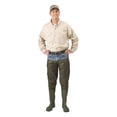 thumbnail image 1 of Caddis Waders CA2301W-10 PVC Hip Waders Boot,Green, 1 of 1