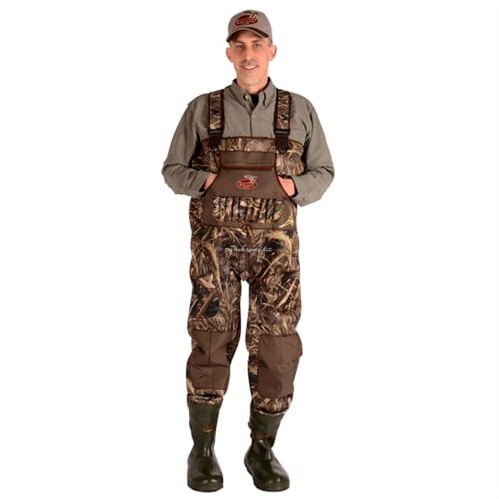 Caddis Realtree Max5 2 Plis - Cuissarde Thoracique Jeunesse Taille 5 Bootfoot - Neuve