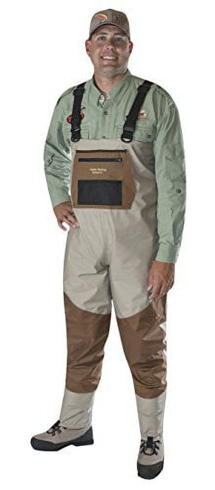Stansport Stocking Foot Chest Wader, Tan / X-Large
