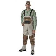 Caddis Mens Short Stout Tan/Copper Deluxe Stockingfoot Breathable Waders