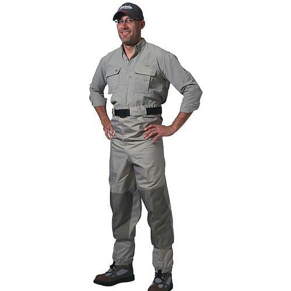 XL Tan and Brown Breathable Fishing Wader Pants