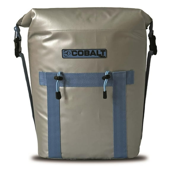 Caddis Sports Cobalt Soft Sided Cooler Backpack, 24 Can Capacity Gray