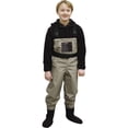 thumbnail image 1 of Caddis Systems Promo Youth Breathable Stocking Foot Wader, Light Green, 1 of 2