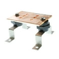 thumbnail image 1 of Caddy Erico EGBA14406CC nVent Copper Grounding Busbar w/ Bracket, 1/4-Inch x 4-Inch x 6-Inch, 1 of 4