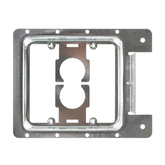 Caddy Erico MP2S Low Voltage Mounting Bracket Plate, 2-Gang, Nail-On, (25-Pack)