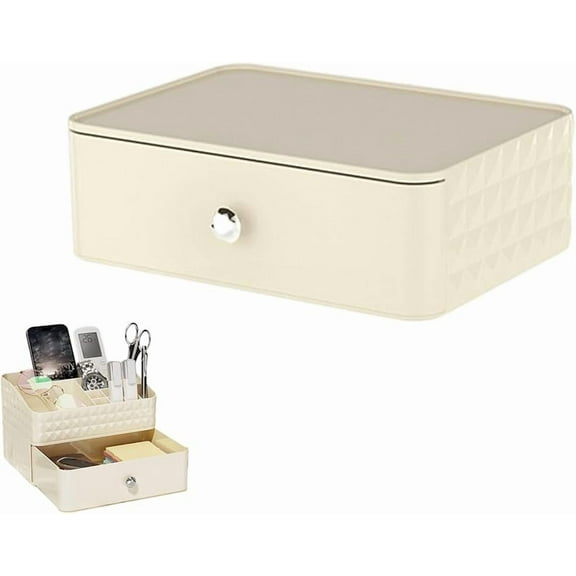 Caddy Organiser Make Up Organiser Cosmetic Storage Box Dressing Table with Drawers Bathroom Dressing Table Makeup Box Beauty Organiser for Brushes,Lipsticks