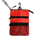 thumbnail image 1 of ProActive Sports Golf Zipper Caddy Red/Black Valuable Pouch New, 1 of 1