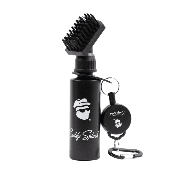 Caddy Splash Heavy Duty Golf Club Brush Cleaner with Retractable Clip, Nylon Bristles, 4 oz Water