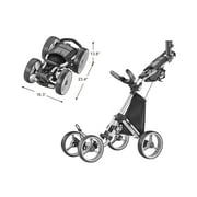 CaddyTek Explorer Version 8, Silver Golf Push & Pull Carts