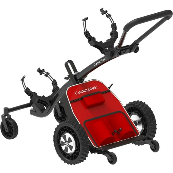CaddyTrek R3X - Robotic Golf Caddy Smart Electric Golf Cart in Red