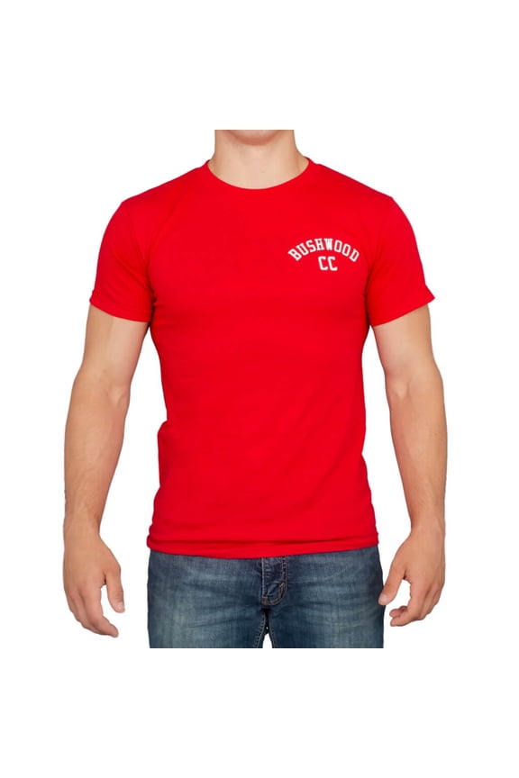 Caddyshack Bushwood CC Back Print Red Adult T-shirt