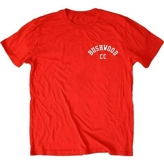 Caddyshack Bushwood CC Logo on Left Chest Adult Red T-shirt