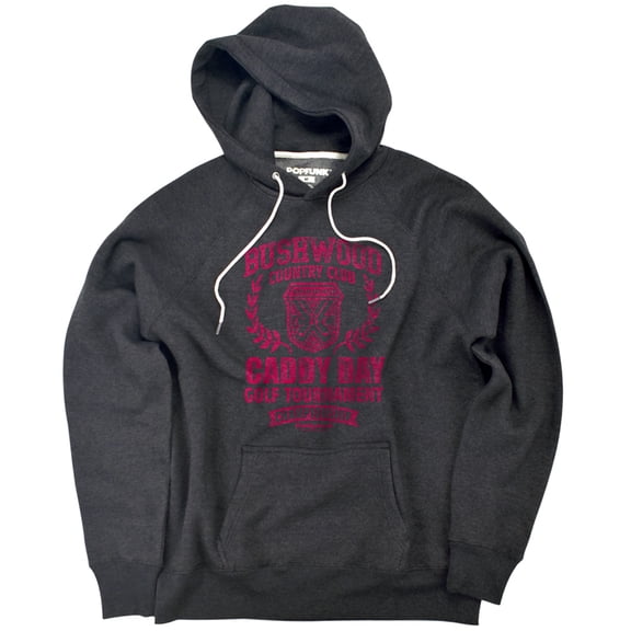 Caddyshack Caddy Day Unisex Adult Slim Fit Pull-Over Heather Hoodie, Charcoal, Small
