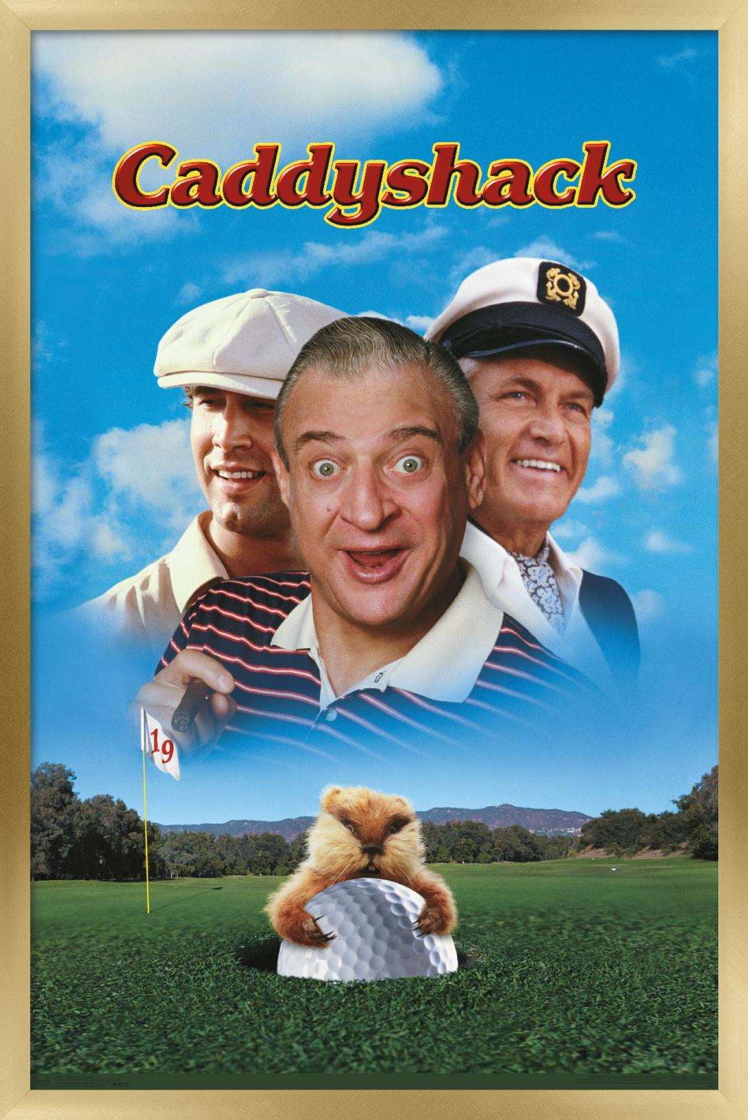 Caddyshack - Key Art Wall Poster, 14.725" x 22.375", Framed