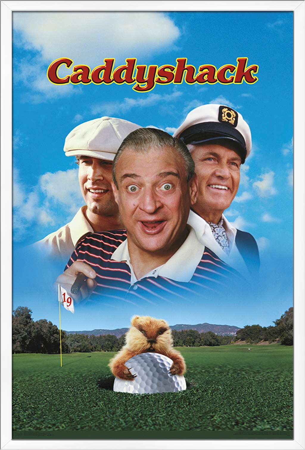 Caddyshack Key Art Wall Poster, 22.375" x 34", Framed
