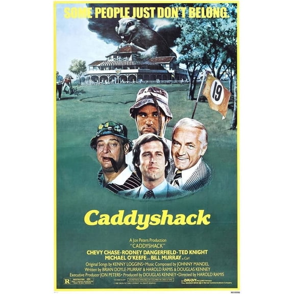 Caddyshack Movie 24 x 36 Inches - 61cm x 92cm Rodney Dangerfield Ted (Edward) Michael O'Keefe Bill Murray Sarah Holcomb Brian Doyle-Murray