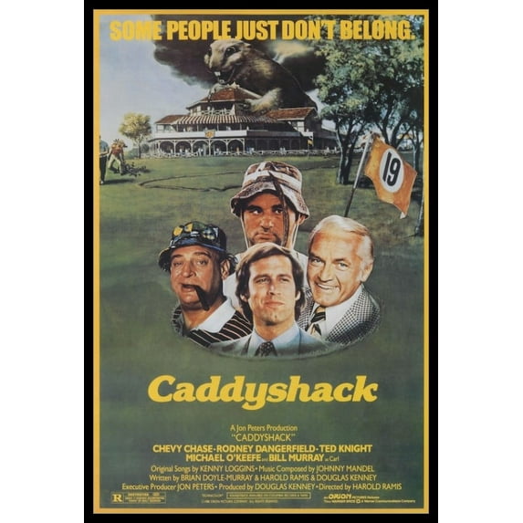 Caddyshack Movie Poster Laminated & Framed Poster (24 x 36)