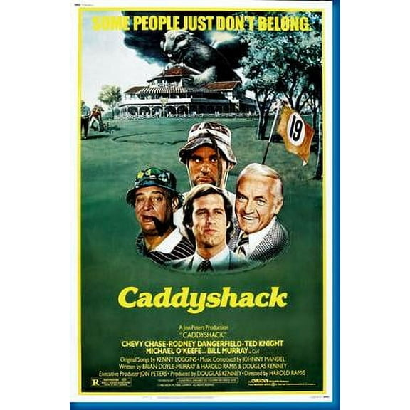 Caddyshack Movie Poster Reprint Art Decor 27Inx40In for any room 27x40 Square Adults Best Posters